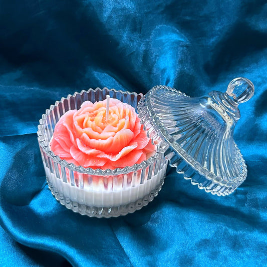 Crystal Peony Jar
